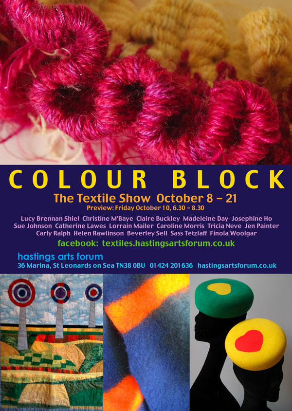 Colour Block exhibition in St Leonard's on Sea