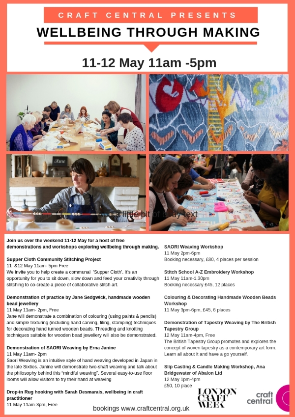 BTG at London Craft Week on 12 May 2019